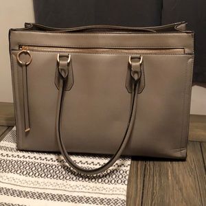 Merona Large Grey/Taupe Purse